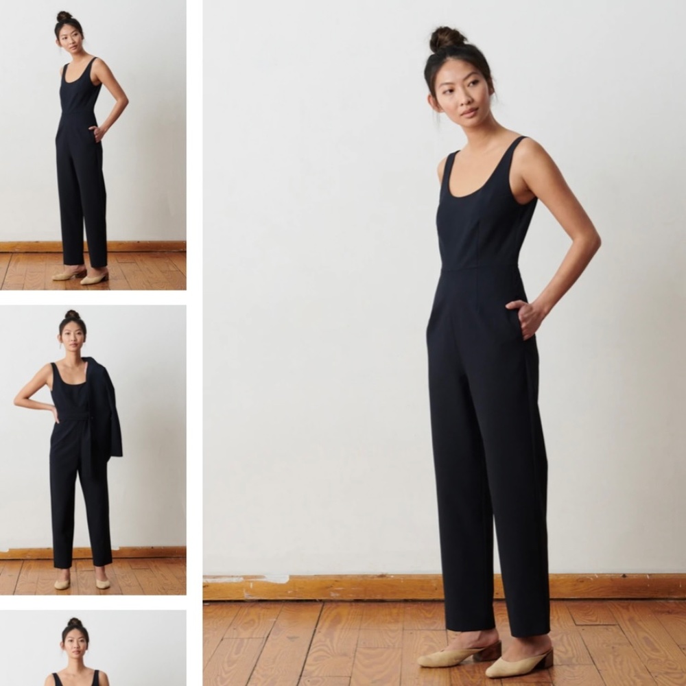 “Power Suit” Black jumpsuit/catsuit by ADay